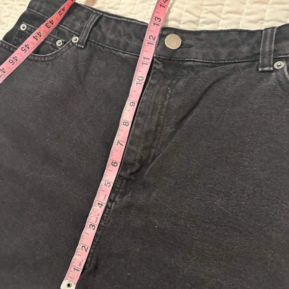 ASOS High Rise Denim Shorts - Picture 6 of 7